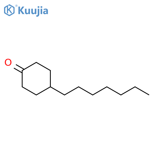 4-Heptylcyclohexanone structure