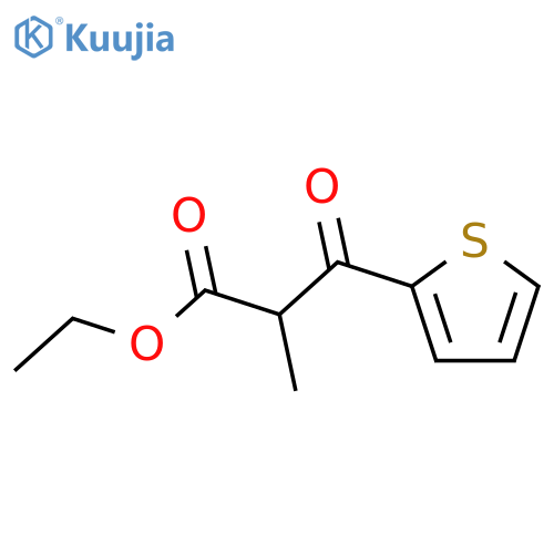 ethyl 2-methyl-3-oxo-3-(thiophen-2-yl)propanoate structure