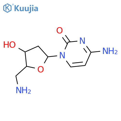 4-amino-1-(2R,4S,5R)-5-(aminomethyl)-4-hydroxyoxolan-2-yl-1,2-dihydropyrimidin-2-one structure