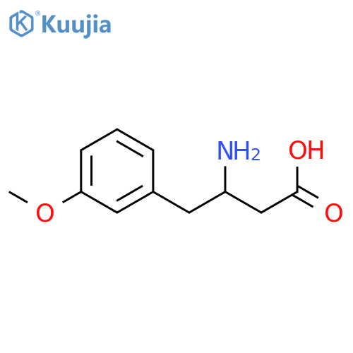 3-Amino-4-(3-methoxyphenyl)butanoicacid structure