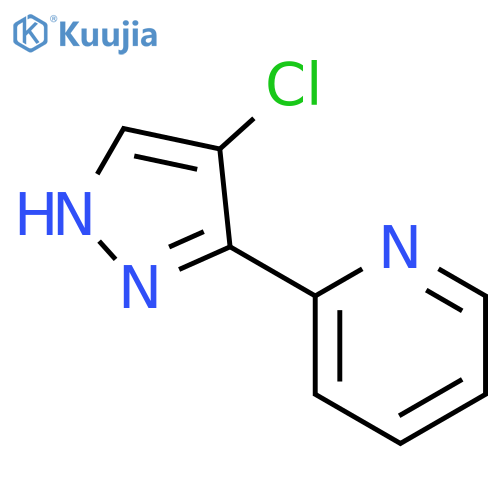 2-(4-Chloro-1H-pyrazol-5-yl)pyridine structure