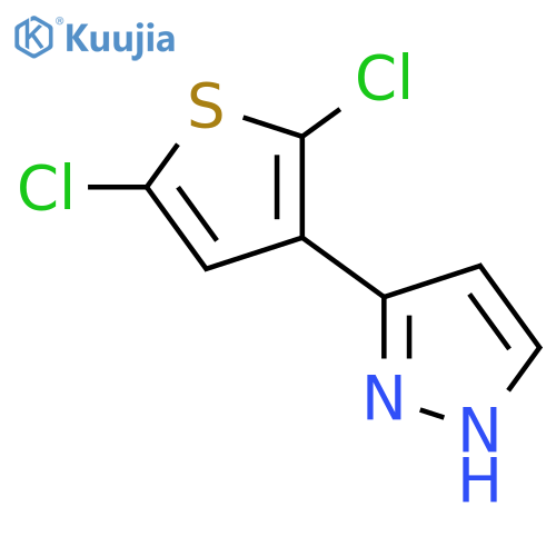 3-(2,5-Dichloro-thien-3-yl)-1H-pyrazole structure