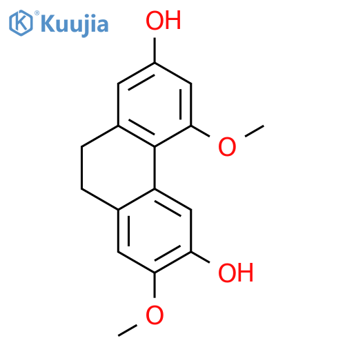 2,6-Phenanthrenediol,9,10-dihydro-4,7-dimethoxy- structure
