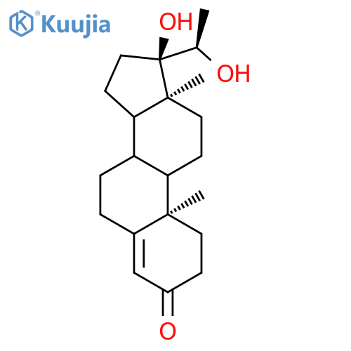 4-Pregnen-17a,20b-diol-3-one structure