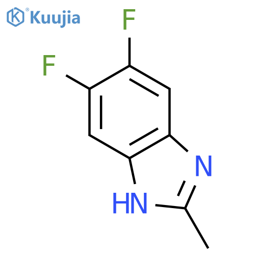 5,6-difluoro-2-methyl-1H-Benzimidazole structure