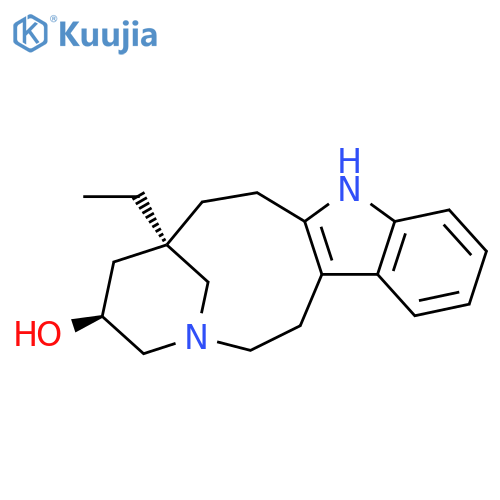 2H-3,7-Methanoazacycloundecino[5,4-b]indol-5-ol,7-ethyl-1,4,5,6,7,8,9,10-octahydro-, (5S,7R)- (9CI) structure