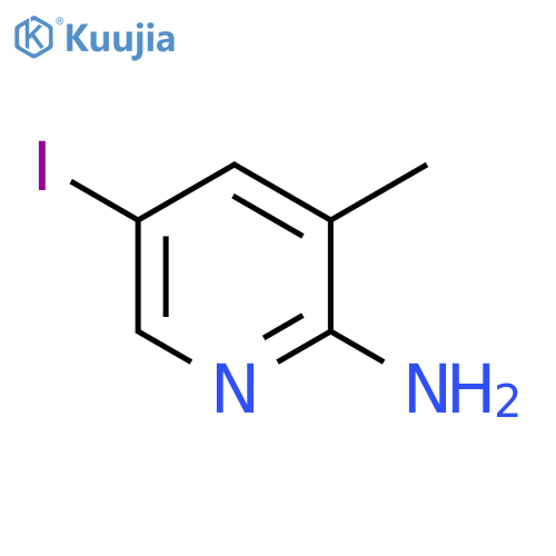 5-Iodo-3-methyl-2-pyridinamine structure