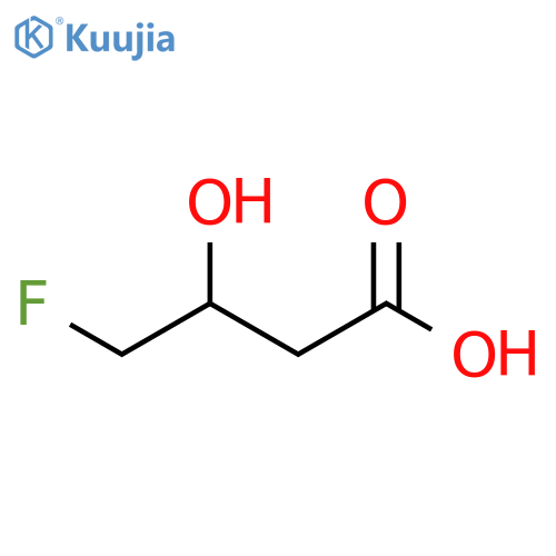 4-fluoro-3-hydroxybutanoic acid structure