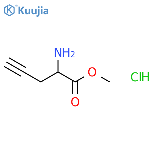 L-Propargylglycine methyl ester hydrochloride structure