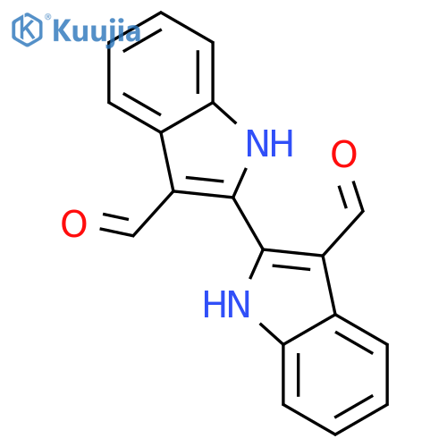 2,2'-bi(1H-indolyl)-3,3'-dicarbaldehyde structure