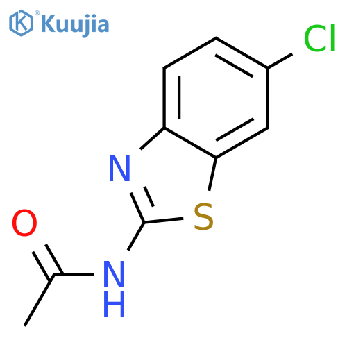 N-(6-Chloro-1,3-benzothiazol-2-yl)acetamide structure