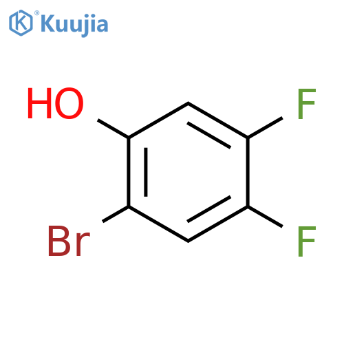 2-Bromo-4,5-difluorophenol structure