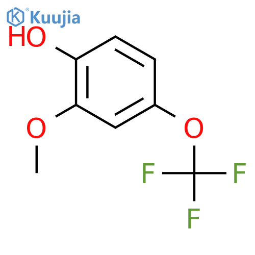 2-methoxy-4-(trifluoromethoxy)phenol structure