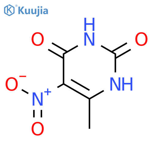 2,4-Dihydroxy-6-methyl-5-nitropyrimidine structure