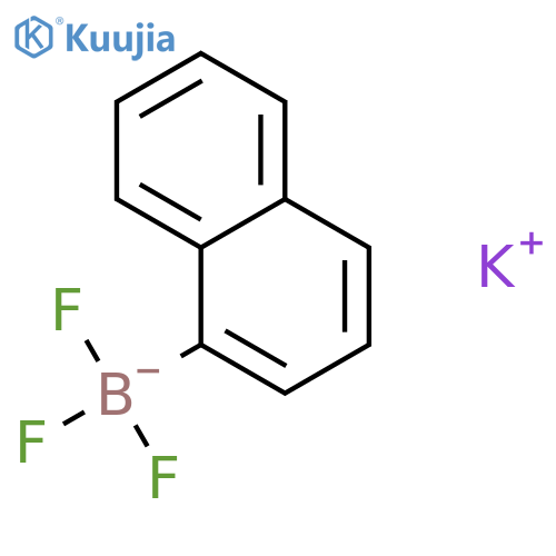 Potassium (1-naphthalene)trifluoroborate structure