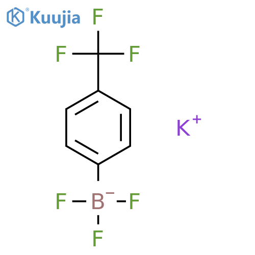 Potassium Trifluoro(4-(trifluoromethyl)phenyl)borate structure