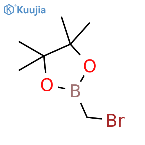 2-(Bromomethyl)-4,4,5,5-tetramethyl-1,3,2-dioxaborolane structure