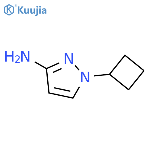 1-Cyclobutyl-1h-pyrazol-3-amine structure