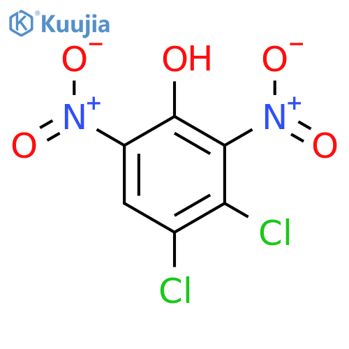 3,4-dichloro-2,6-dinitrophenol structure