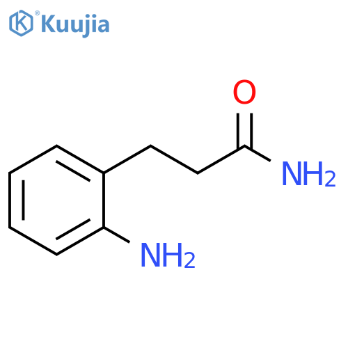 3-(2-aminophenyl)propanamide structure