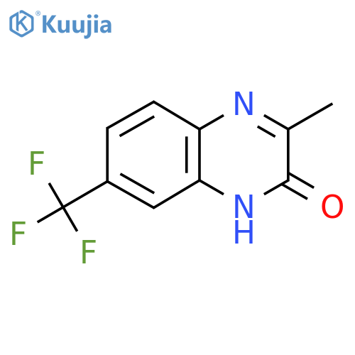 3-Methyl-7-(trifluoromethyl)-1H-quinoxalin-2-one structure