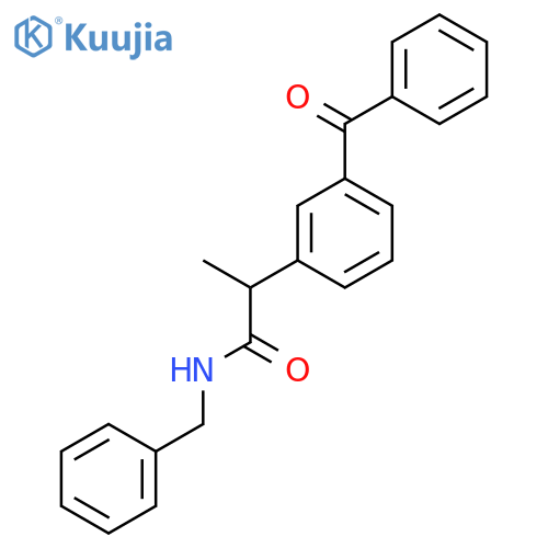 2-(3-Benzoylphenyl)-N-benzylpropanamide structure