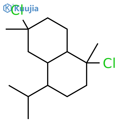 Naphthalene,1,6-dichlorodecahydro-1,6-dimethyl-4-(1-methylethyl)-, (1S,4S,4aS,6S,8aR)- structure