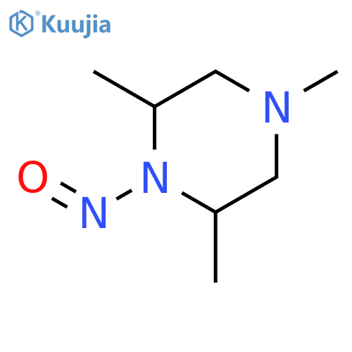 Piperazine,2,4,6-trimethyl-1-nitroso- structure