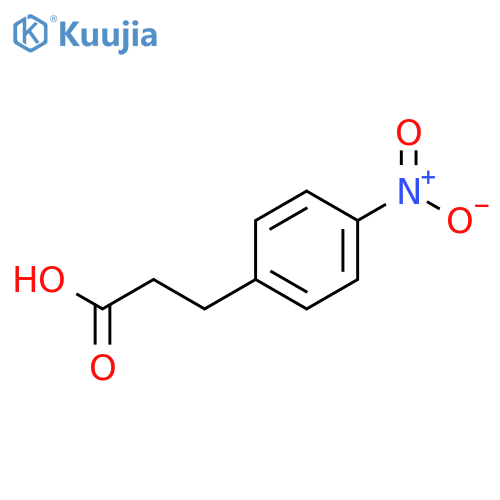 3-(4-Nitrophenyl)propanoic acid structure