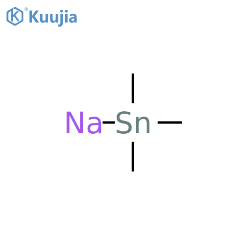 Sodium, (trimethylstannyl)- structure