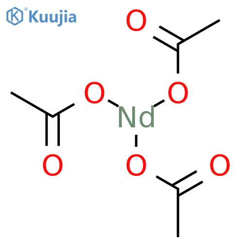 Acetic acid,neodymium(3+) salt, monohydrate (8CI,9CI) structure