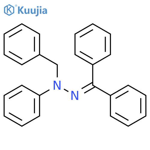 Methanone, diphenyl-,phenyl(phenylmethyl)hydrazone (9CI) structure