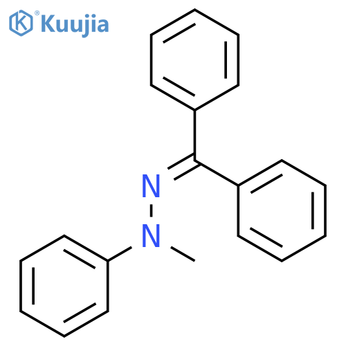 Methanone, diphenyl-,methylphenylhydrazone (9CI) structure