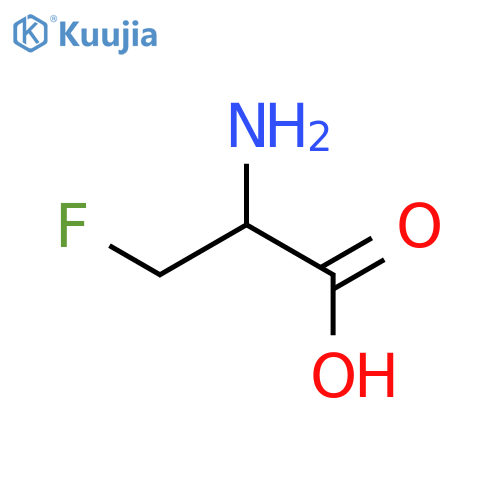 2-Amino-3-fluoropropanoic acid structure