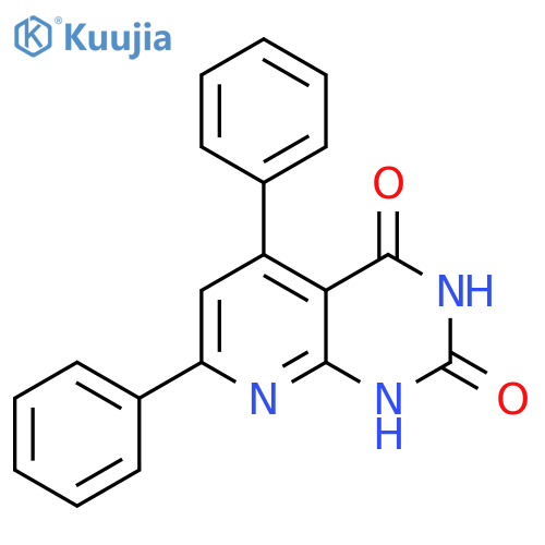 Pyrido[2,3-d]pyrimidine-2,4(1H,3H)-dione, 5,7-diphenyl- structure