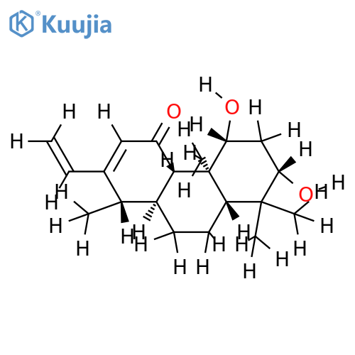 (1S,4As,4bS,5R,7S,8aS,10aS)-2-ethenyl-5,7-dihydroxy-1,4b,8,8-tetramethyl-4a,5,6,7,8a,9,10,10a-octahydro-1H-phenanthren-4-one structure