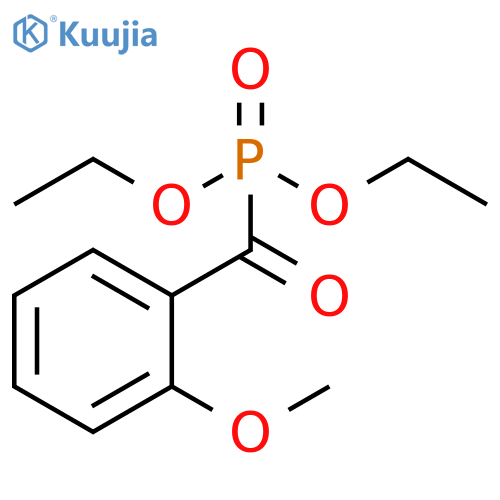 Phosphonic acid, (2-methoxybenzoyl)-, diethyl ester structure
