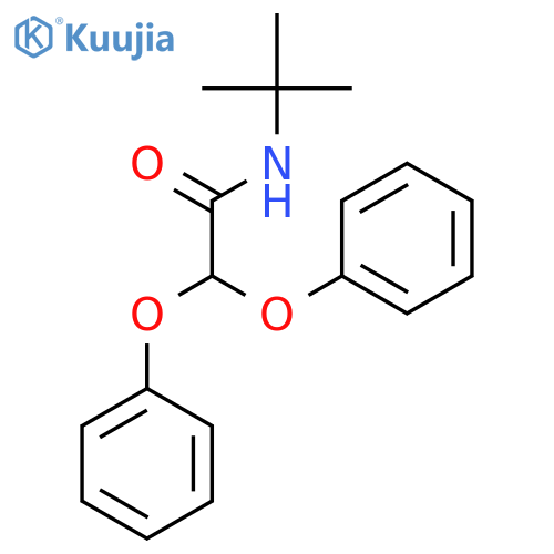 ACETAMIDE, N-(1,1-DIMETHYLETHYL)-2,2-DIPHENOXY- structure
