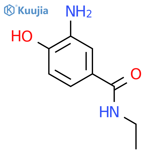 3-amino-N-ethyl-4-hydroxybenzamide structure