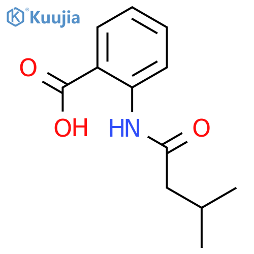2-(3-methylbutanamido)benzoic Acid structure