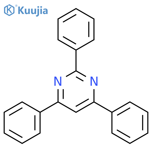 Pyrimidine, 2,4,6-triphenyl- structure