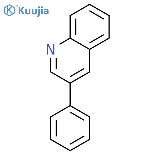 Quinoline, 3-phenyl- structure