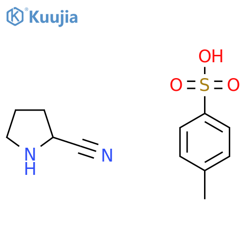Pyrrolidine-2-carbonitrile 4-methylbenzenesulfonate structure