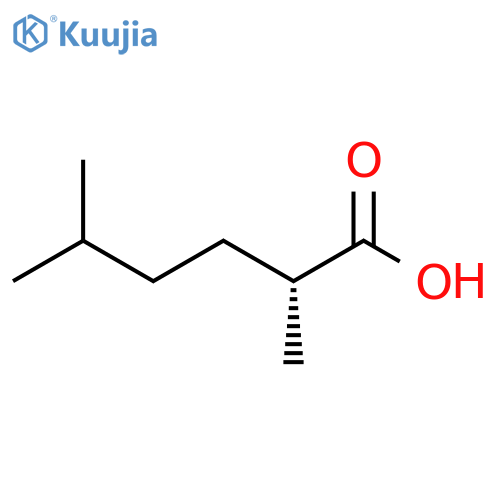 (2r)-2,5-Dimethylhexanoic acid structure