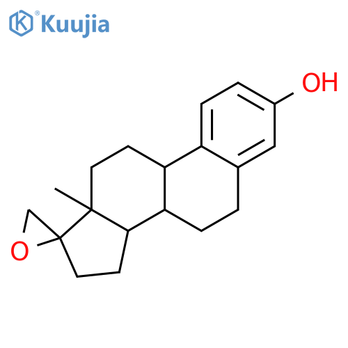 (8r,9s,13s,14s,17s)-13-methylspiro[7,8,9,11,12,14,15,16-octahydro-6h-cyclopenta[a]phenanthrene-17,2'-oxirane]-3-ol structure