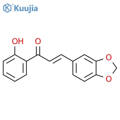 2-Propen-1-one,3-(1,3-benzodioxol-5-yl)-1-(2-hydroxyphenyl)- structure