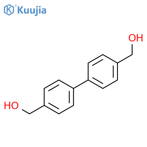 4,4'-Bis(hydroxymethyl)biphenyl structure