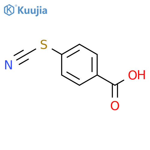 Benzoic acid,4-thiocyanato- structure
