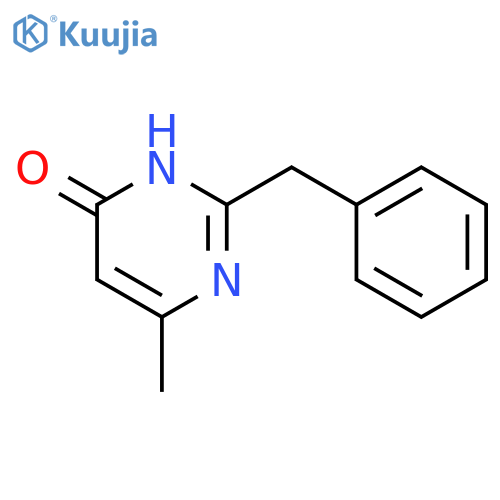 4(3H)-Pyrimidinone,6-methyl-2-(phenylmethyl)- structure