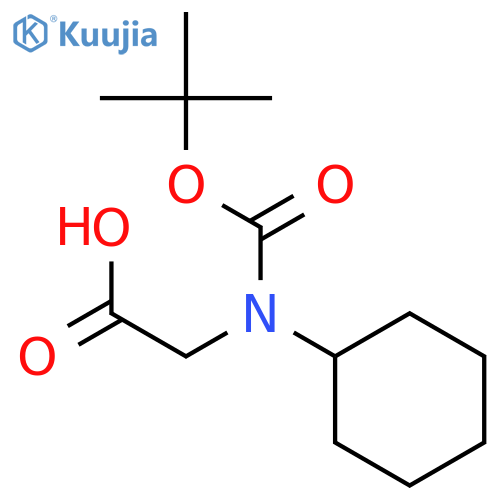 N-Boc-N-cyclohexylglycine structure